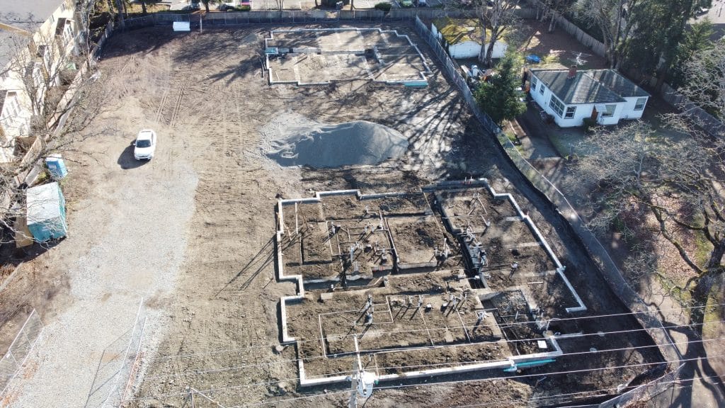 Commercial foundation construction by YSG Construct