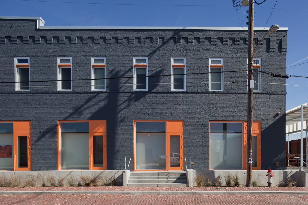 Commercial building exterior painting project Seattle Washington