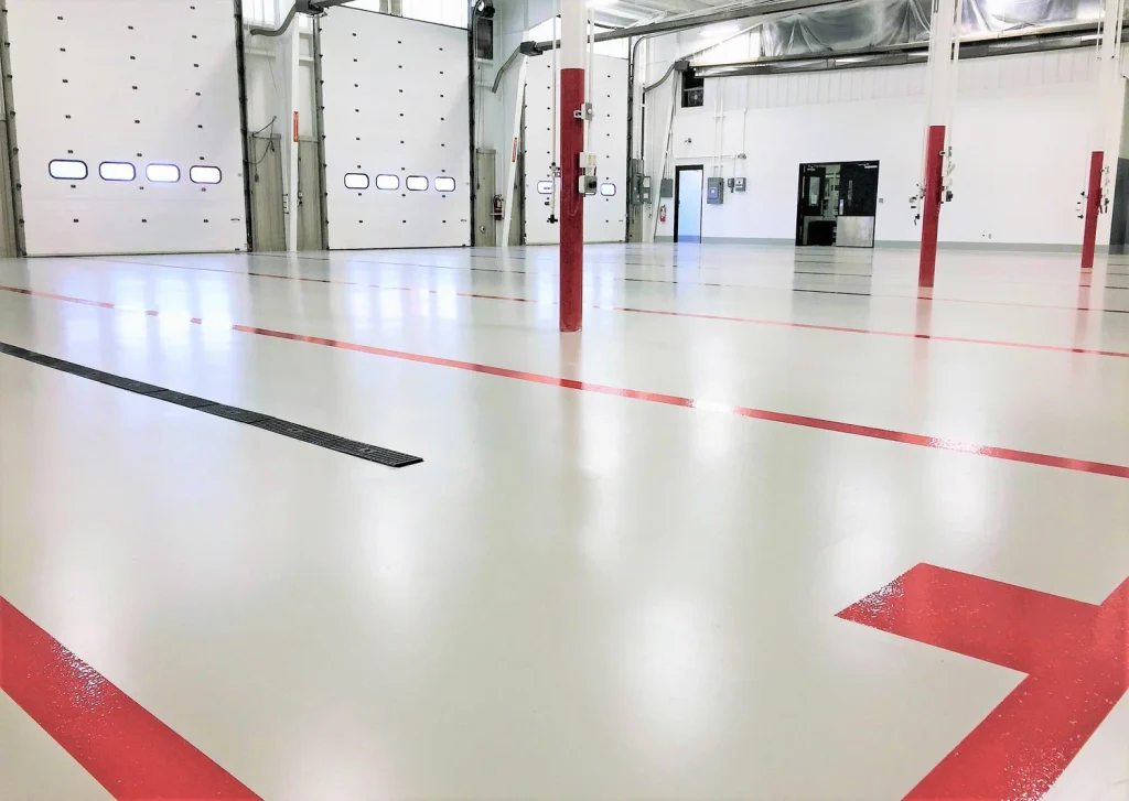 epoxy garage floor coating installation