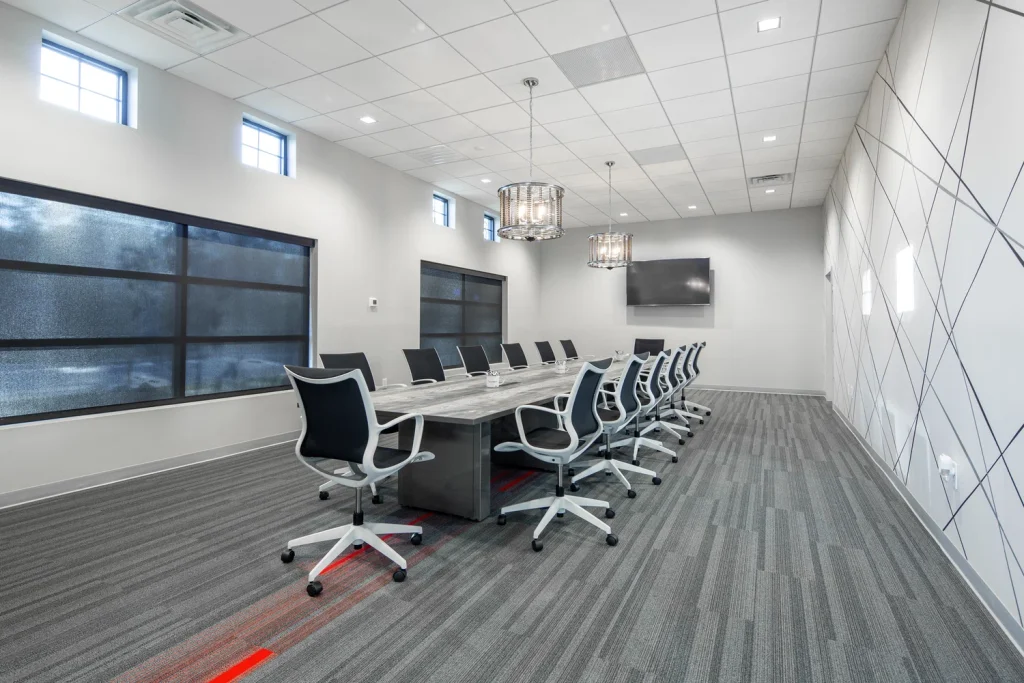 Commercial office interior painting and finishing work Seattle