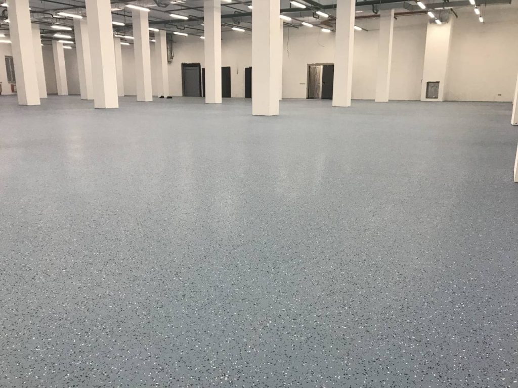 commercial epoxy flooring installation Bellevue WA