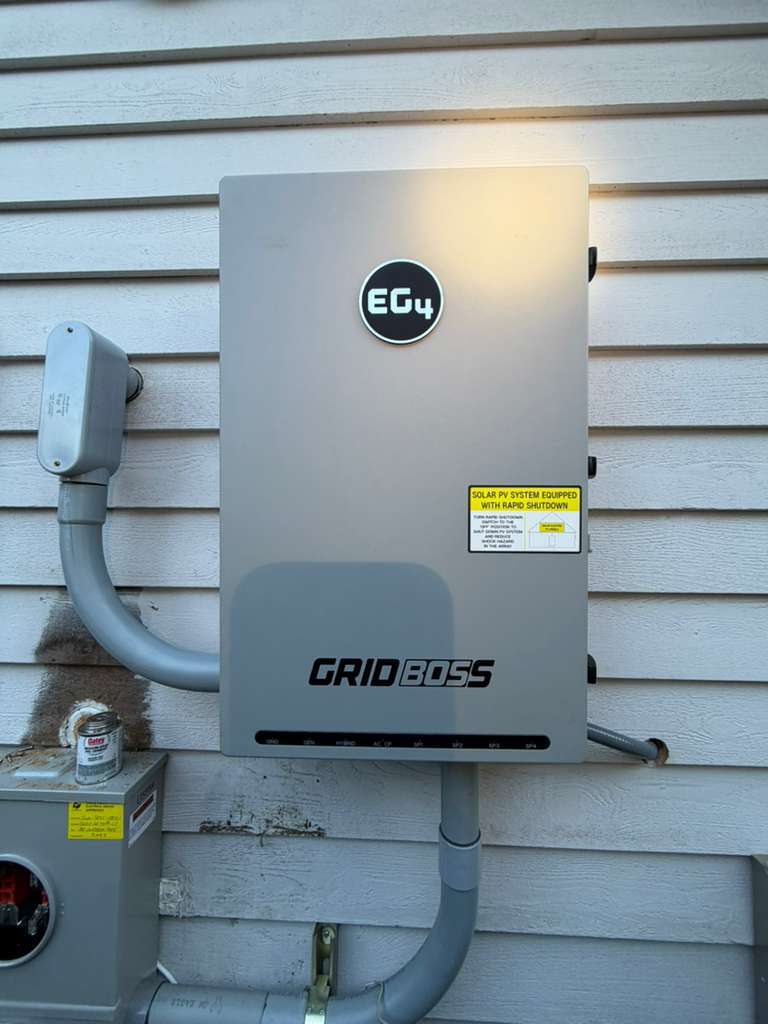 EG4 GridBoss installed on a home in Redmond, WA